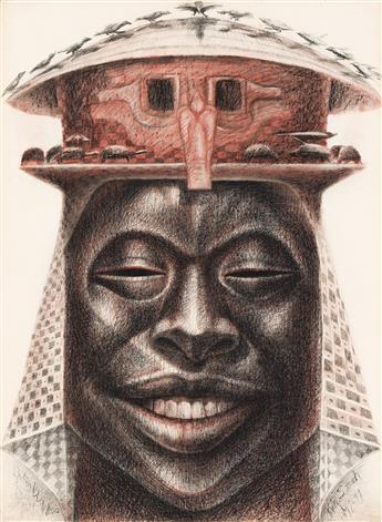 JOHN BIGGERS (1924 - 2001) King Sarah.                                                                                                           